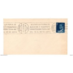Carta  con matasellos  commemorativo de  rodillo de 1980