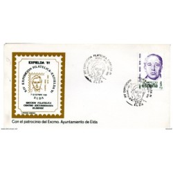 Carta con matasellos commemorativo de elda de 1981