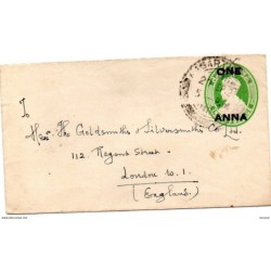 Carta de india  one anna