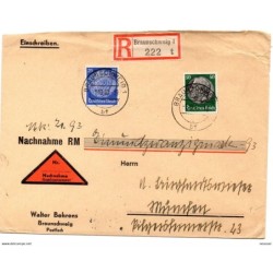 Carta de 1940 con matasellos de braunschweig