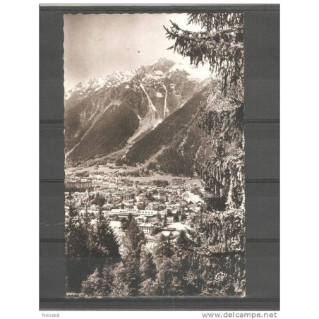 Tarjeta postal montblanc  circulada