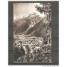 Tarjeta postal montblanc  circulada