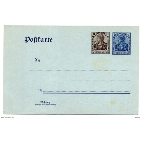 Entero postal de alemania