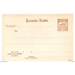 Entero postal de courier de 2