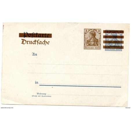Entero postal de alemania