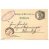 Entero postal  circulado de Alemania 1903