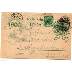 Entero postal   de alemania de 1899