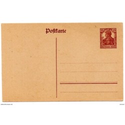 Entero postal  de alemania  15  marron