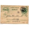 Entero postal  de alemania de 1900 nurmberg