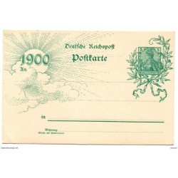 Entero postal  de alemania  1900