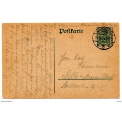 Entero postal  de alemania  1914 Mannheim