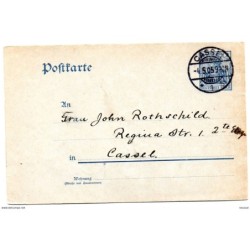 Entero postal  de alemania  1905 Cassel