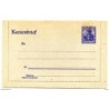 Entero postal  de alemania   20 azul