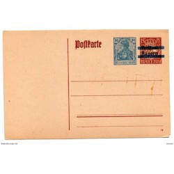 Entero postal de  alemania bayern