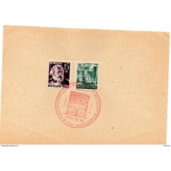 Papel con matasellos commemorativo de 1947 reinland pfalz