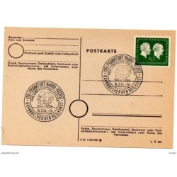 Entero postal con matasellos commemorativo de 1954