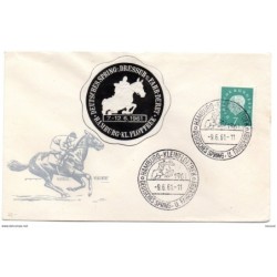 Carta con matasellos commemorativo de 1961 hamburgo
