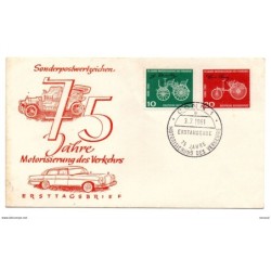 Carta con matasellos commemorativo motorisierung de 1961