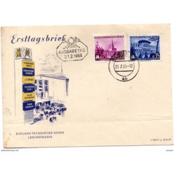 Carta con matasellos commemorativo  1955 ausgabetag