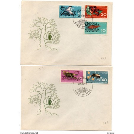 Sobre de primer dia de fauna de 1959