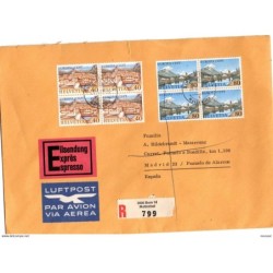 Carta certificada con matasellos de  bern de 1977
