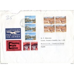 Carta certificada con matasellos de  bern de 1977