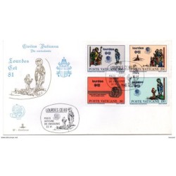 Sobre de primer dia de 1981 con  serie n 70811  vaticano