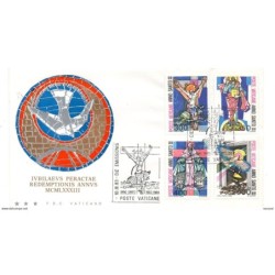 Sobre  de primer dia de 1983  con  serie n 73942  vaticano