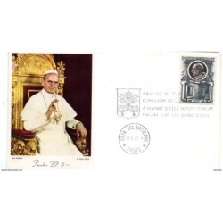 Carta con matasellos commemorativo de Paulus de 1963
