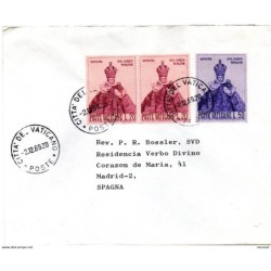 Carta con matasellos de 1969   poste Vaticano