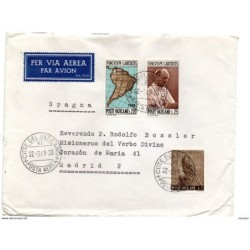Carta certificada de 1969 Vaticano