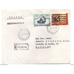 Carta certificada de 1972  Vaticano