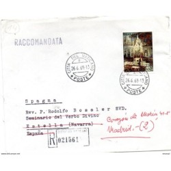 Carta certificada de 1968  Vaticano