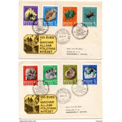 2 cartas de hungria  con serie n 205663