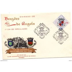 Sobre de primer dia de angola de 1963