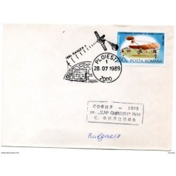 Carta  con matasellos commemorativo de 1989