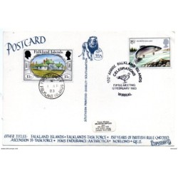 Tarjeta de falkland island
