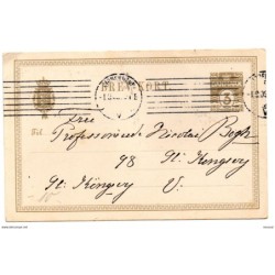 Entero postal circulado de dinamarca de 1909
