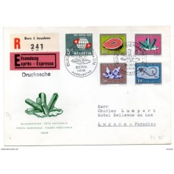 Carta  certificada con matasellos commemorativo de 1959  n 6259
