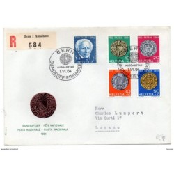 Carta  certificada con matasellos commemorativo de 1964  n 7304