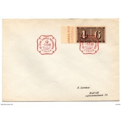 Carta   con matasellos commemorativo de 1943  n 384
