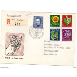 Carta  certificada  de 1961  con serie n6848