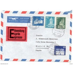 Carta   expreso de 1972 direccion madrid