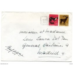 Carta   con matasellos commemorativo de 1968