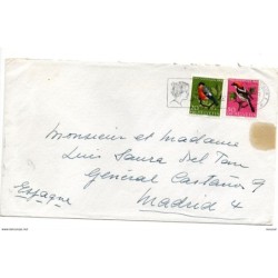 Carta   con matasellos commemorativo de 1968 Pro juventude