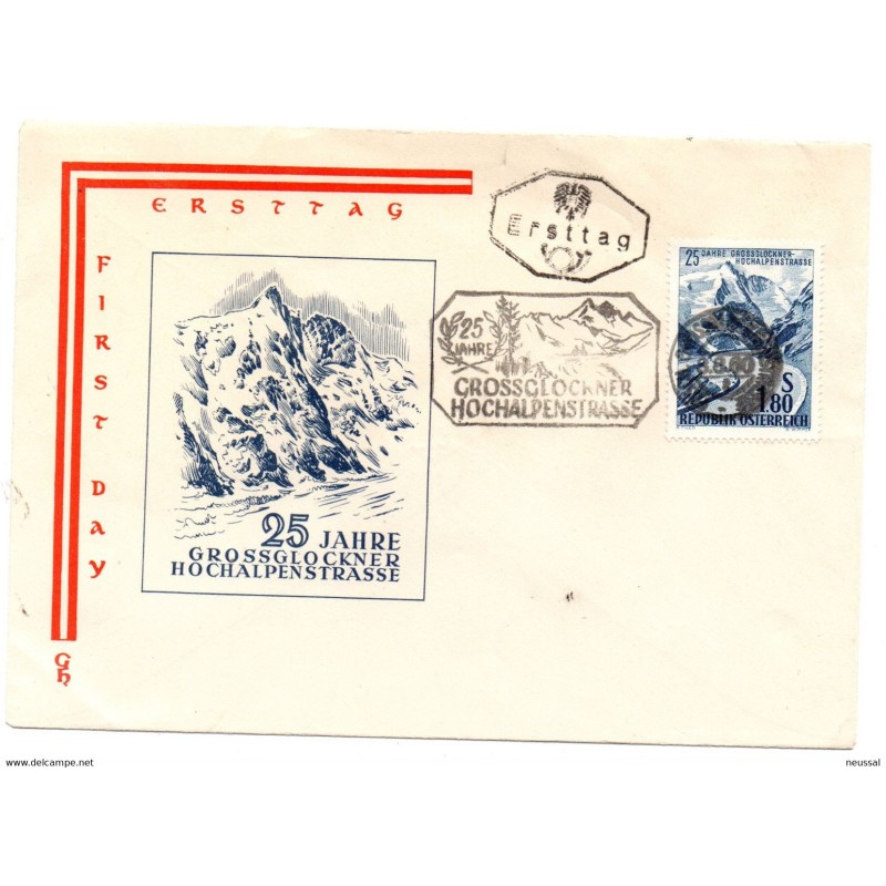 Sobre de primer dia de austria de 1960 Sobre de primer dia de austria de 1960