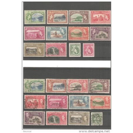 2 fichas de sellos de trinidad y tobago 15970
