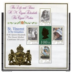 HB  st vincent queen elizabeth