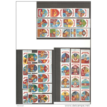 Ficha sellos de rumania serie 29943013 304064