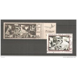 2 sellos de picaso uno nuevo y otro usado